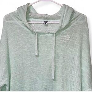 Fox Women's Light Green Pullover Hoodie